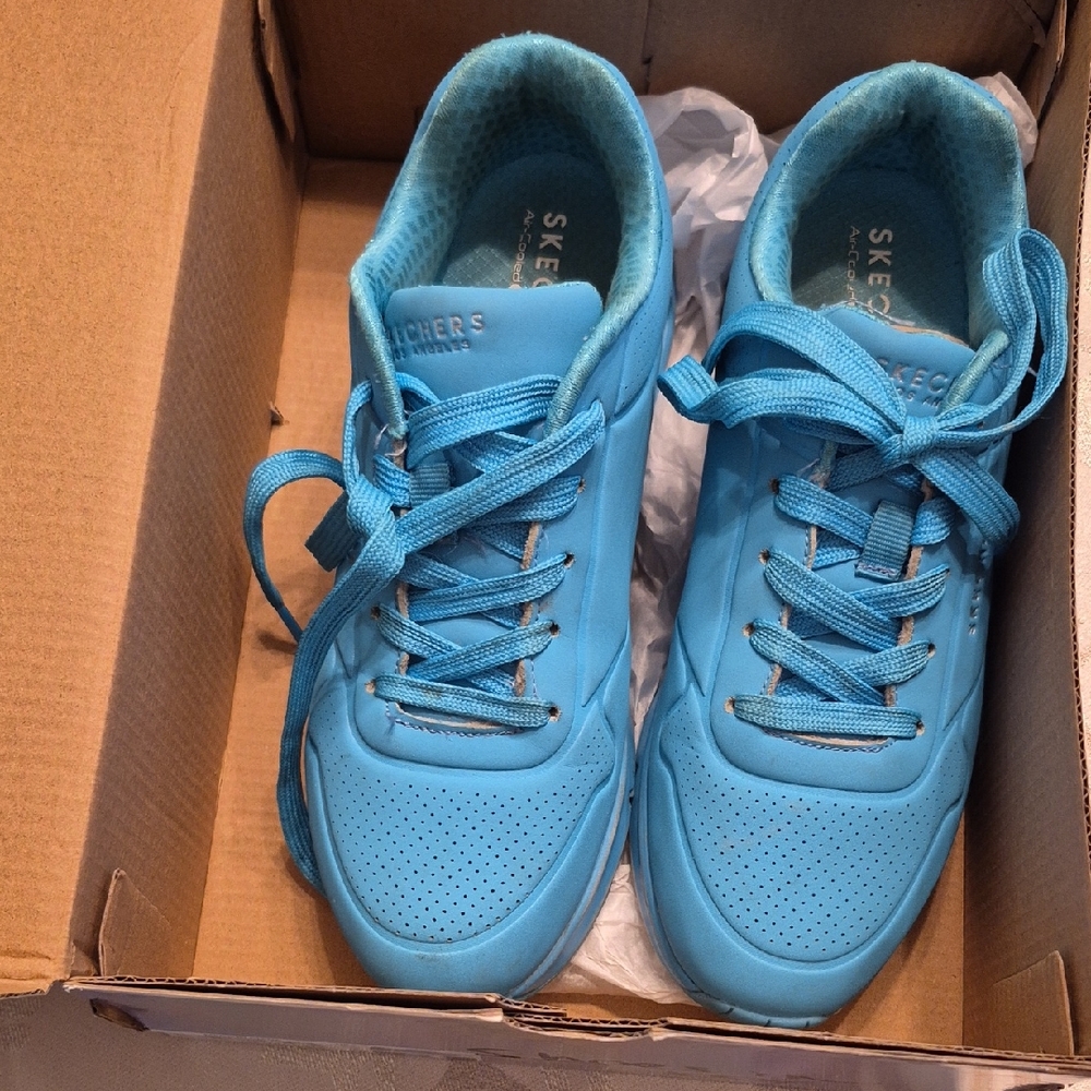 Skechers Kids Blue Sneakers Size 3